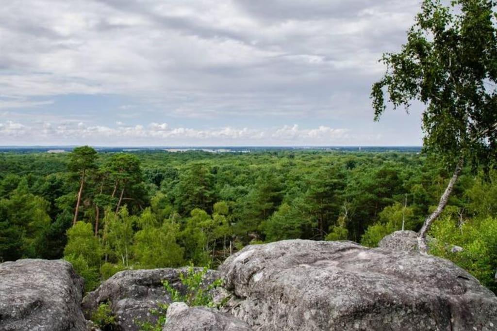 Superbe Appartement Dans Charmant Corps De Ferme Acheres-la-Foret Kültér fotó
